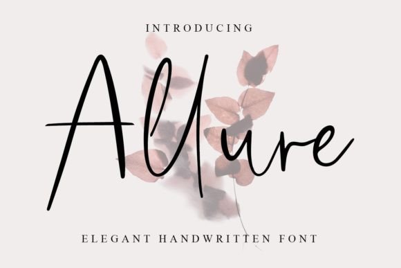 Allure: An Elegant Handwritten Font for Creative Designs