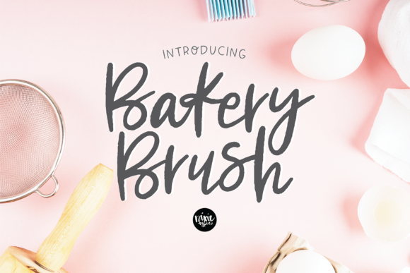 Bakery Brush: The Bouncy Handwritten Font for Modern Design
