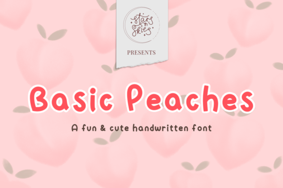 Basic Peaches: A Sweet Handwritten Font for Modern Design