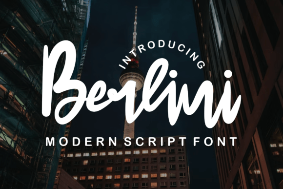 Berlini: A Bold Handwritten Font for Modern Design