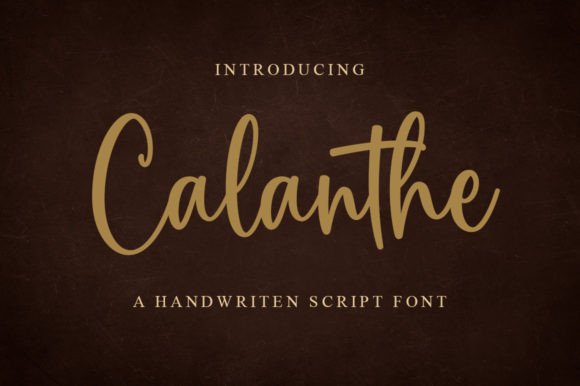 Calanthe: The Elegant Handwritten Font for Modern Design