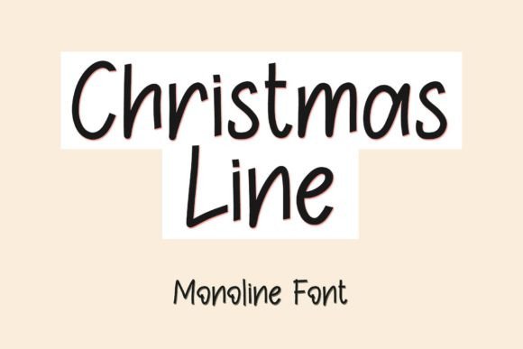 Christmas Line Font: Elevate Your Festive Design Projects