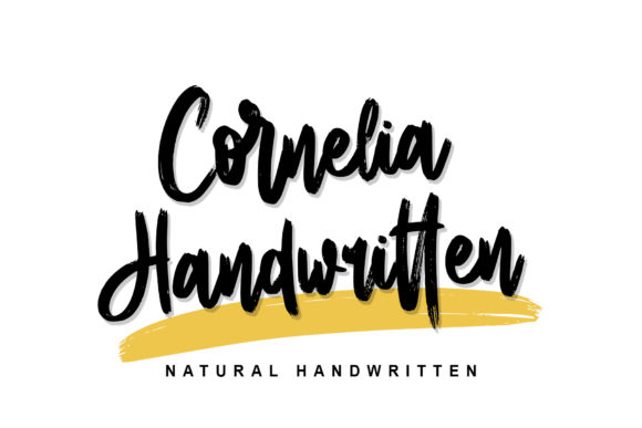 Cornelia: A Modern Brush Font for Dynamic Design