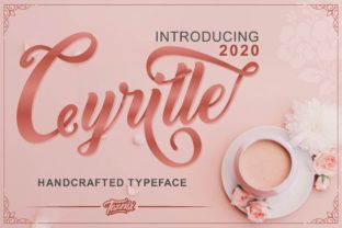 Cyrille: Elevating Design with Elegant Handwritten Typography