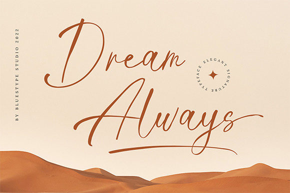 Dream Always: The Handwritten Font for Modern Design