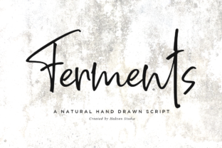 Ferments: The Handwritten Font for Modern Branding