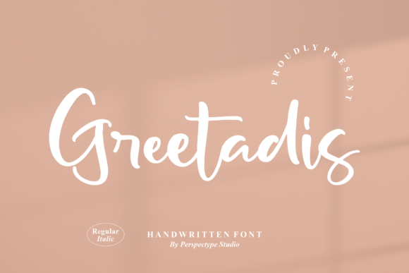 Greetadis: Elevate Your Designs with a Handwritten Font
