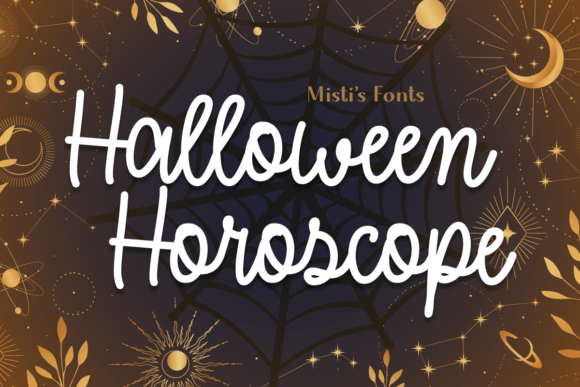 Halloween Horoscope: A Font for Spooky Season Design