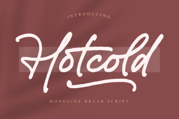 Hotcold: The Monoline Handwritten Font for Modern Design