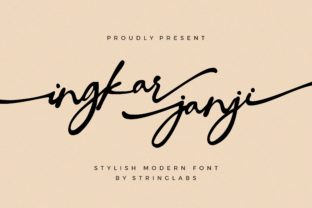 Ingkar Janji: Elevating Design with Elegant Typography