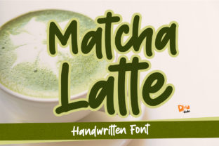 Matcha Latte: A Handwritten Font for Authentic Design