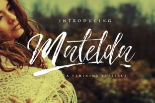 Matelda: A Handwritten Font for Rustic Brand Charm