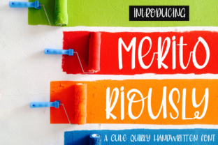 Meritoriously: A Quirky Font for Authentic Design