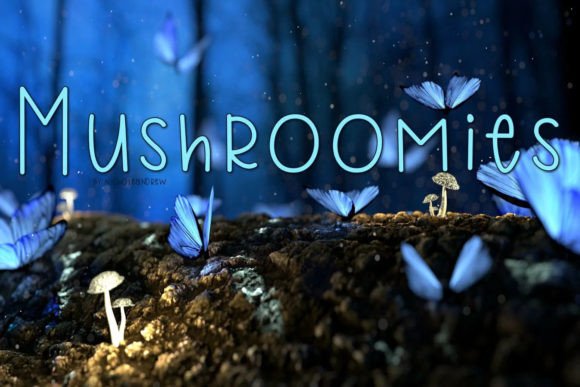 Mushroomies: A Whimsical Font for Modern Branding