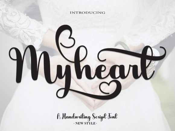 Myheart: A Handwritten Font for Unique Design