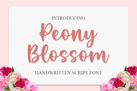 Peony Blossom: A Timeless Font for Modern Design