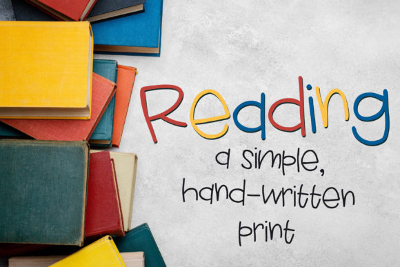 Reading: A Playful Font for Creative Projects