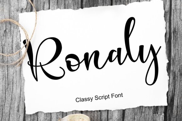 Ronaly: Elevate Your Projects with This Fresh Handwritten Font