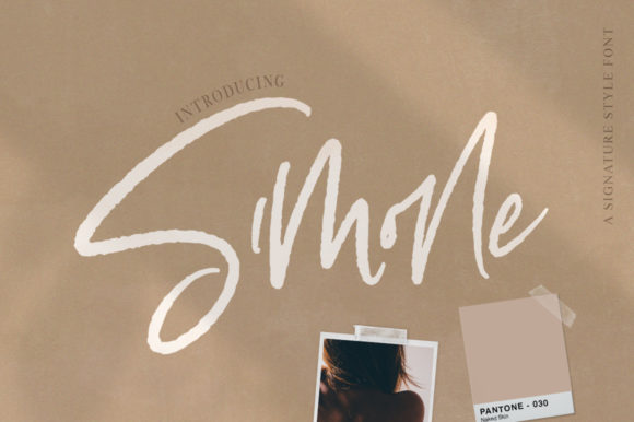 Simone: A Handwritten Font for Modern Design